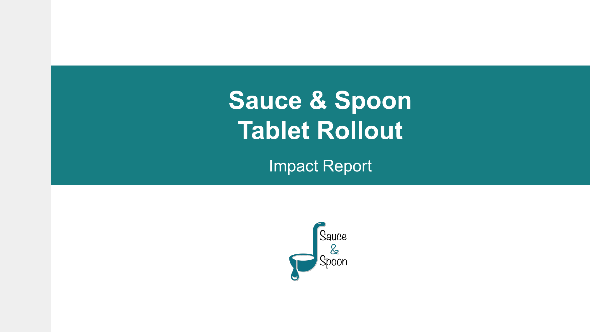 Impact Report and Executive Summary presentation